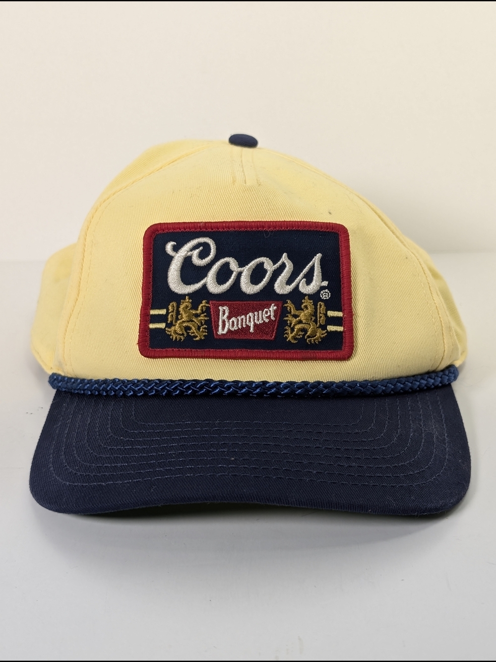 Rare Vintage Coors Banquet Beer American Needle Snapback Hat